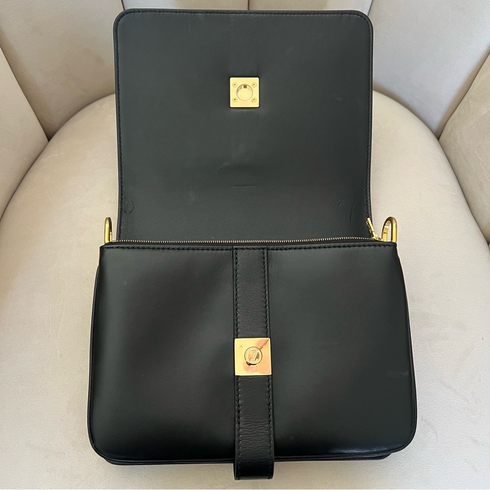 Louis Vuitton Black Calfskin Rendez-Vous Adjustable Shoulder Strap Bag AuthPurse - Picture 10 of 15